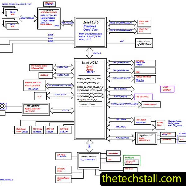 Gigabyte P35X V4 GA-RP35X4 REV1.0 Schematic Diagram