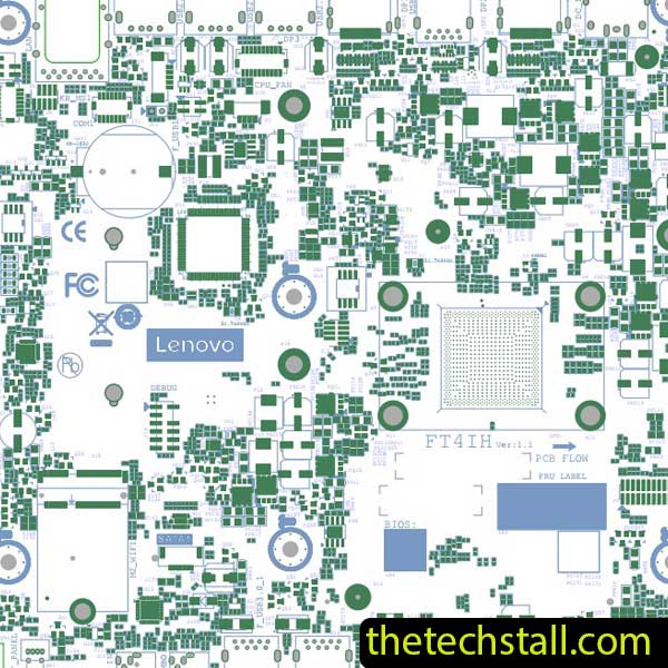 Lenovo Thinkcentre M625q FT4IH V1.1 BoardView File