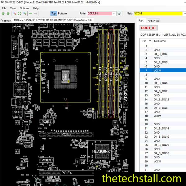 ASRock B150A-X1 HYPER 70-MXB210-B01 BoardView File