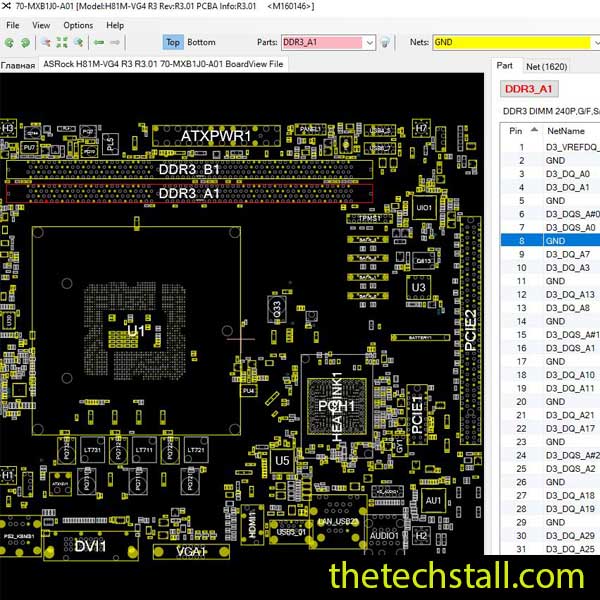 ASRock H81M-VG4 R3 70-MXB1J0-A01 BoardView File