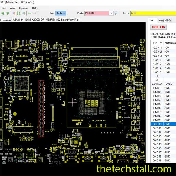 ASUS H110-M-K20CD-DP MB BoardView File