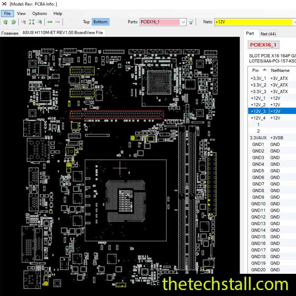 ASUS H110M-ET BoardView File
