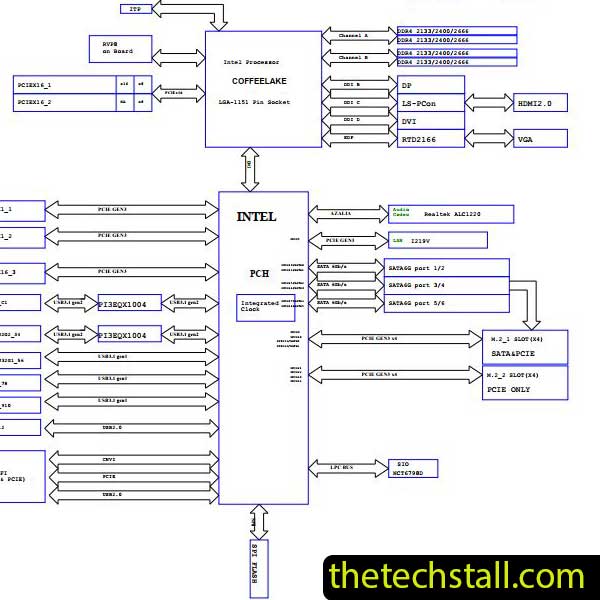 ASUS PRIME H410M-D Schematic Diagram