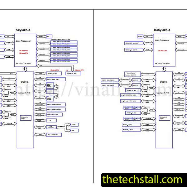 ASUS Prime X299-A/STRIX X299-E GAMING Schematic Diagram