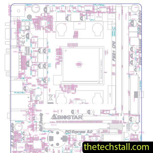 Biostar A58ML AA58F-M2S BoardView File