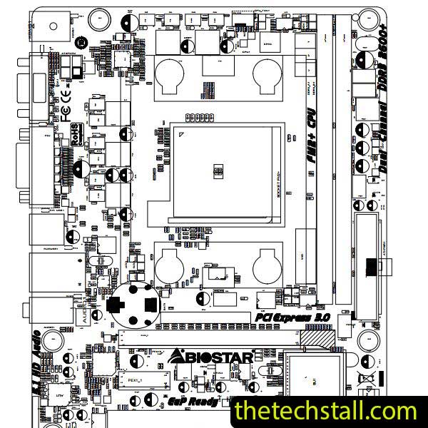 Biostar A58MLP AA58H-M2S BoardView File