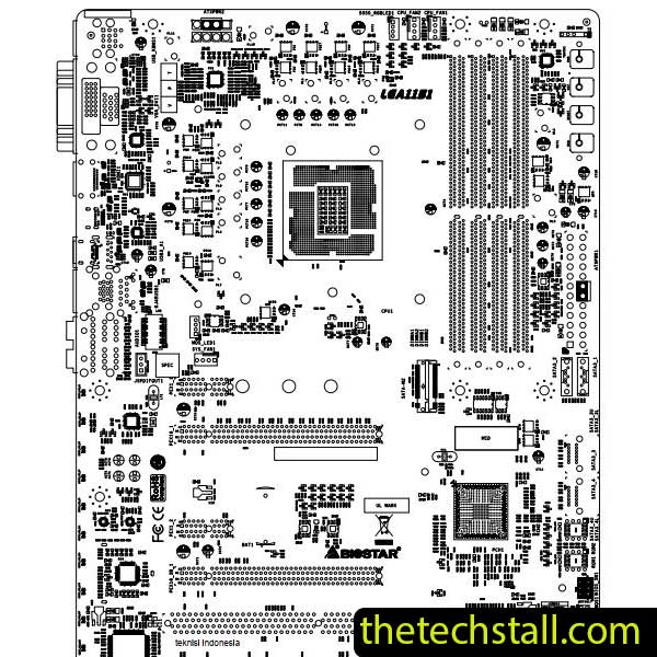 Biostar B250GT5/B250GT6/H270GT5 IB25B-AHS/IB25A-AHS/IH27A-AHS BoardView File