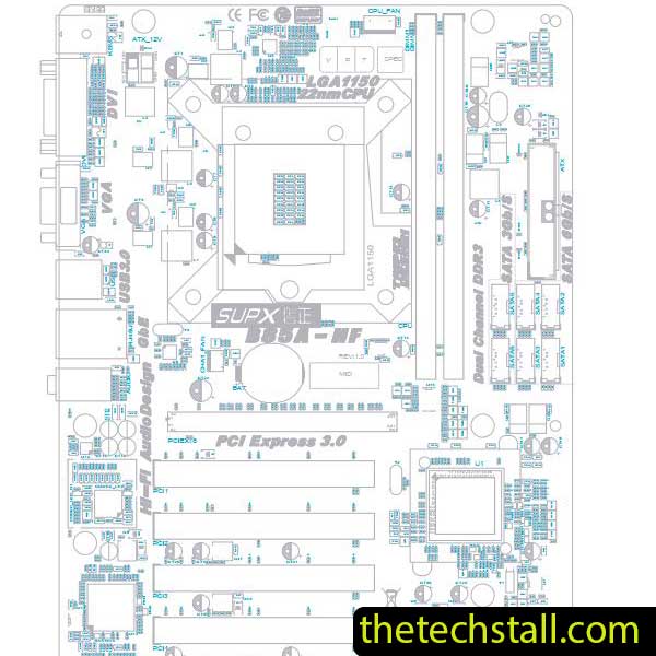 Biostar B85A-HF EB85A-AHS BoardView File