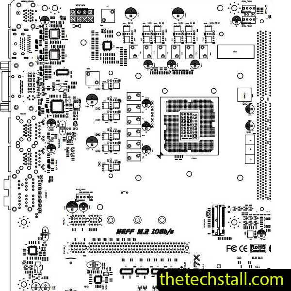 Biostar Gaming Z97X IZ97C-AHT BoardView File