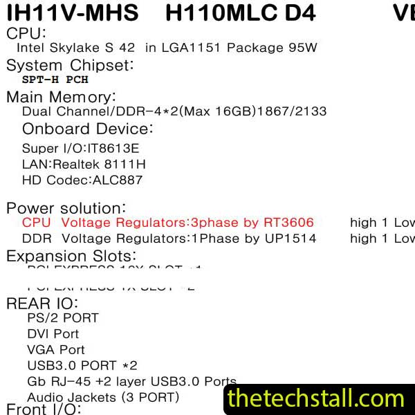 Biostar H110MC-Q3 D3/H110MLC D4 IH11V-MHS Schematic Diagram
