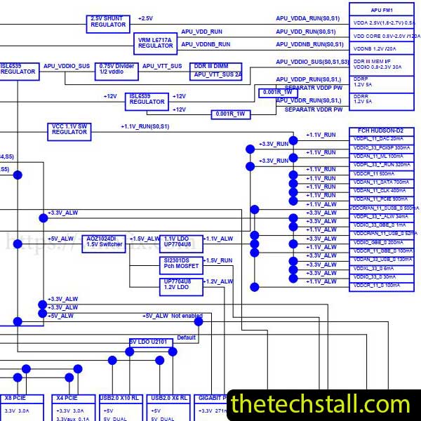 Biostar HIFI A55S3 AA85B-M2S Schematic Diagram