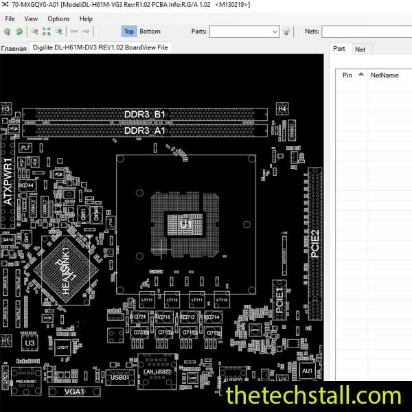 Digilite DL-H61M-DV3 BoardView File