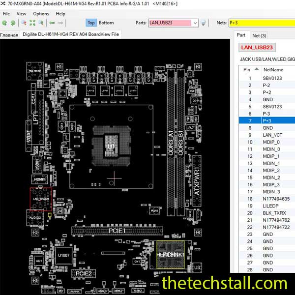 Digilite DL-H61M-VG4 BoardView File