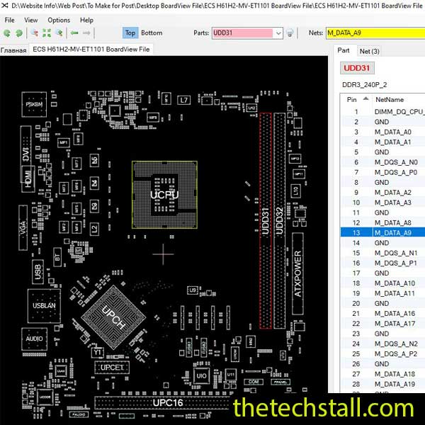 ECS H67H2-M BoardView File