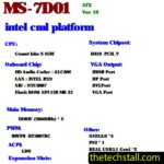 MSI H410M PRO-C MS-7D01 Schematic Diagram