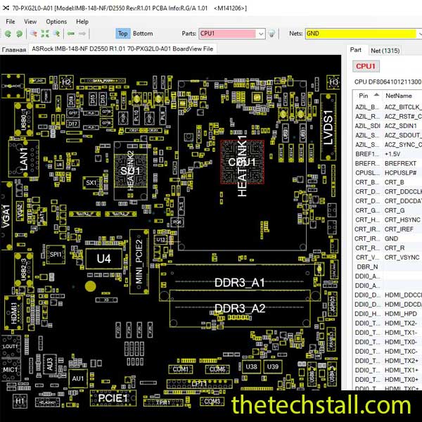 ASRock IMB-148-NF D2550 70-PXG2L0-A01 BoardView File