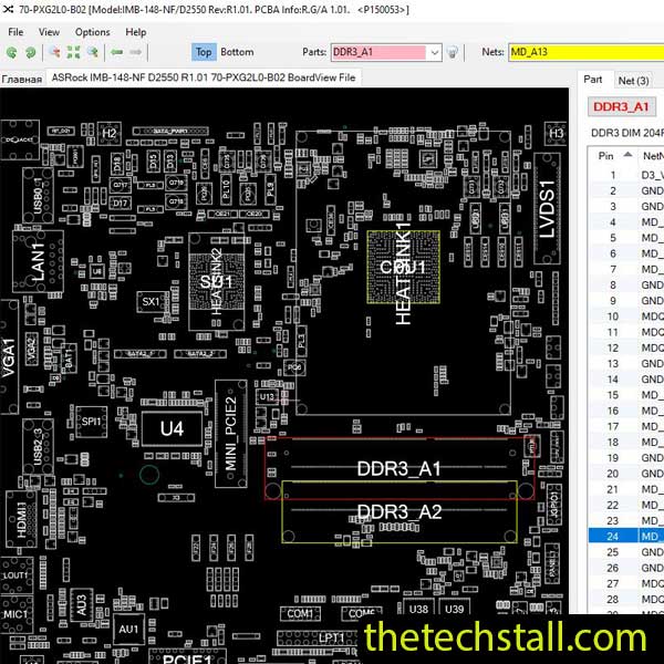ASRock IMB-148-NF D2550 70-PXG2L0-B02 BoardView File