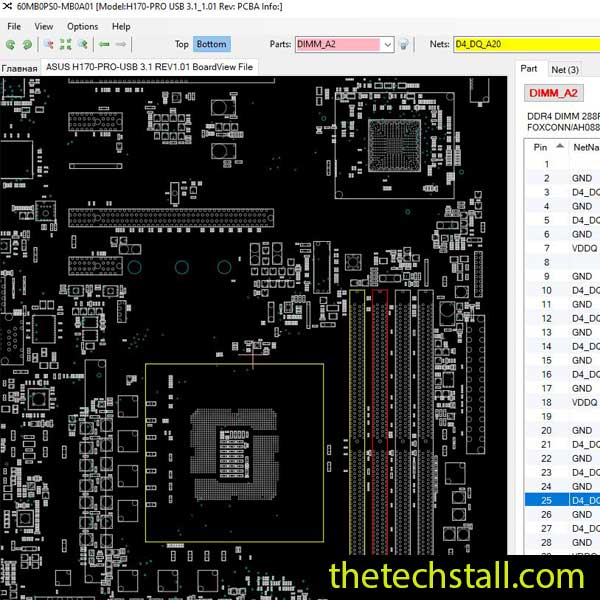 ASUS H170-PRO-USB 3.1 BoardView File