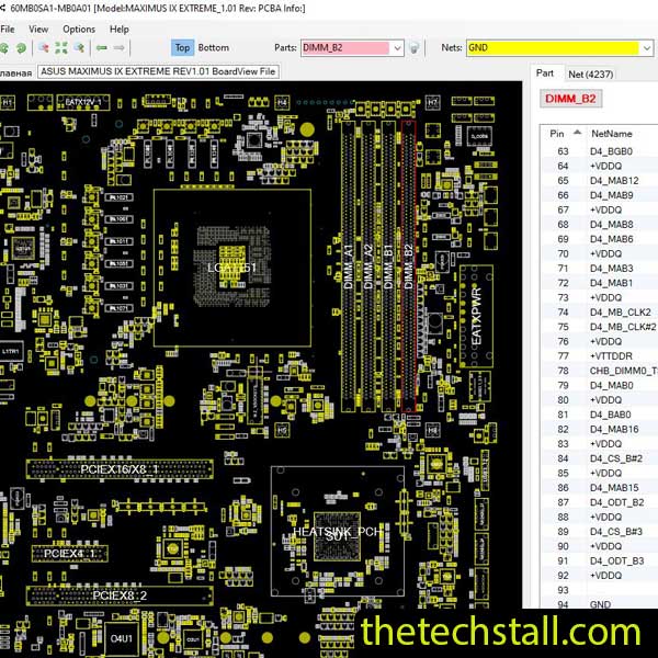ASUS MAXIMUS IX EXTREME BoardView File