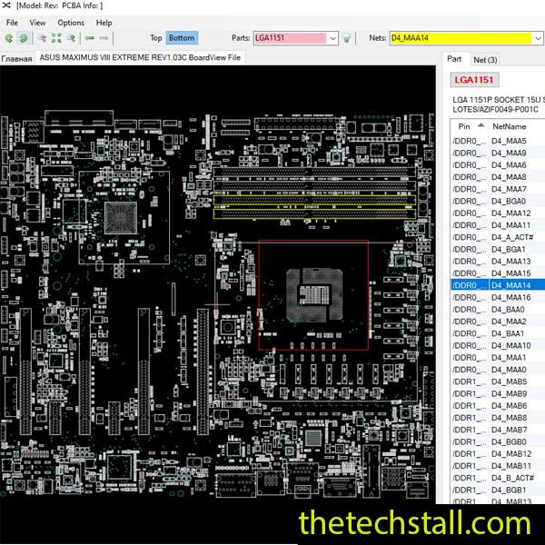 ASUS MAXIMUS VIII EXTREME BoardView File
