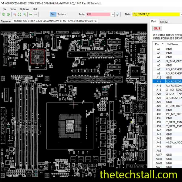 ASUS ROG STRIX Z370-G GAMING WI-FI AC BoardView File