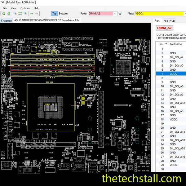 ASUS STRIX B250G GAMING BoardView File