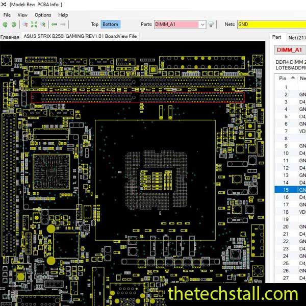 ASUS STRIX B250I GAMING BoardView File