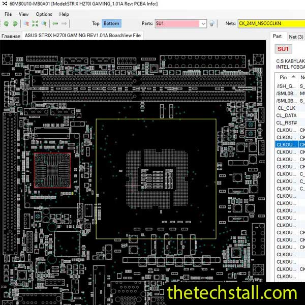 ASUS STRIX H270I GAMING BoardView File