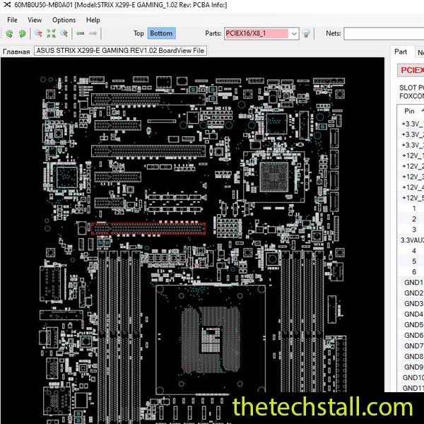 ASUS STRIX X299-E GAMING BoardView File