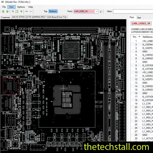 ASUS STRIX Z270I GAMING BoardView File