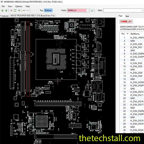 ASUS TROOPER B85 BoardView File