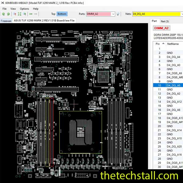 ASUS TUF X299 MARK 2 BoardView File