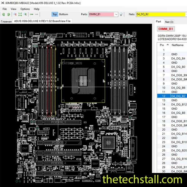 ASUS X99-DELUXE II BoardView File