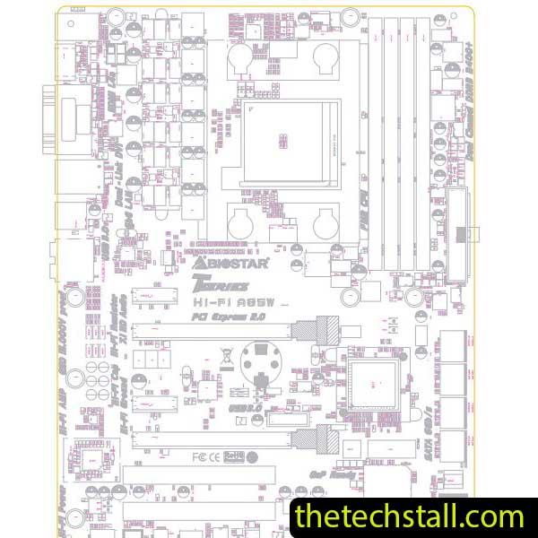 Biostar HIFI A85W AA85B-A2T BoardView File