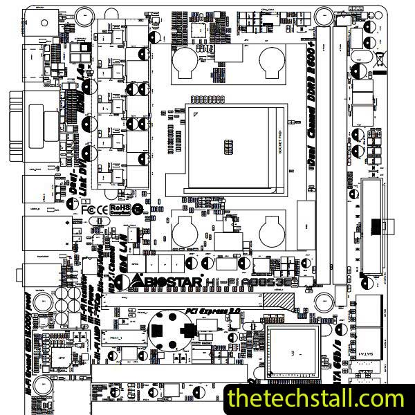 Biostar HIFI A88S3E-Hi-Fi A78S3E AA88B-M2S/AA78B-M2S BoardView File