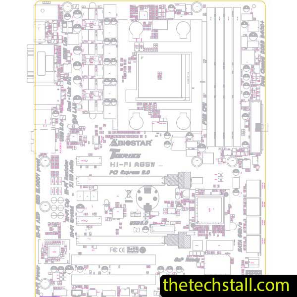 Biostar HIFI B85S1/B85MGS1 IB85M-MHS BoardView File