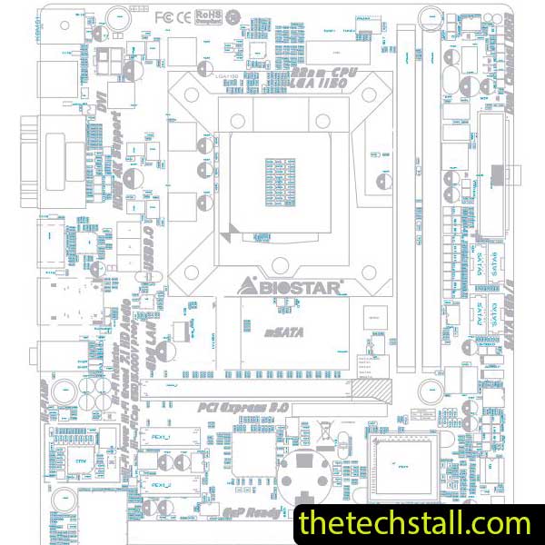 Biostar HIFI B85S3E IB85C-MHS BoardView File