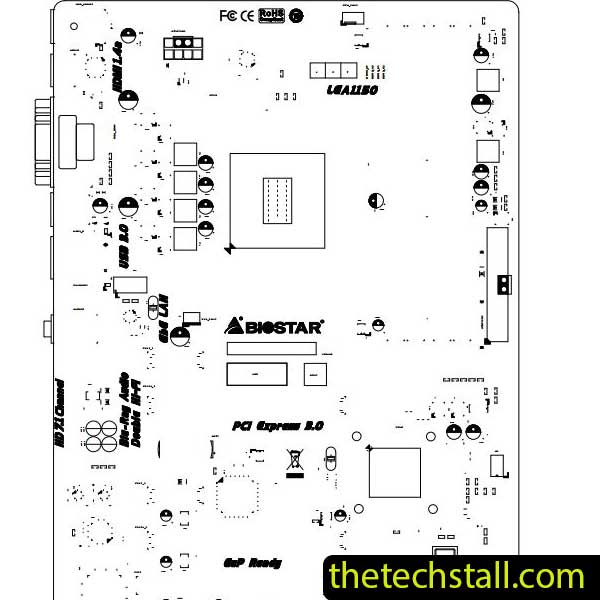 Biostar HIFI B85Z5 IB85E-AHS BoardView File