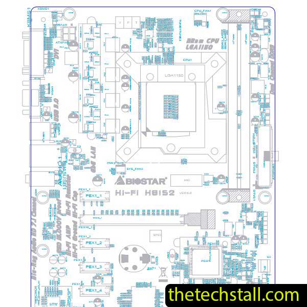 Biostar HIFI H81S2 IH81A-AHS BoardView File