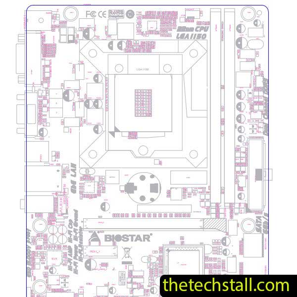 Biostar HIFI H81S3+ IH81A-MHS BoardView File