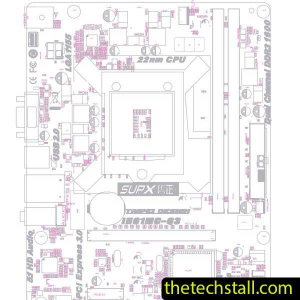 Biostar IH61MC-Q3 EH61G-MHS BoardView File