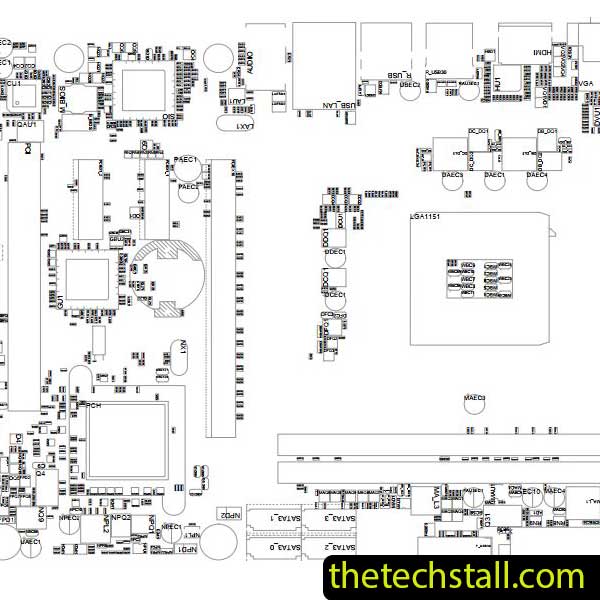 Gigabyte GA-H110M-HD2 BoardView File