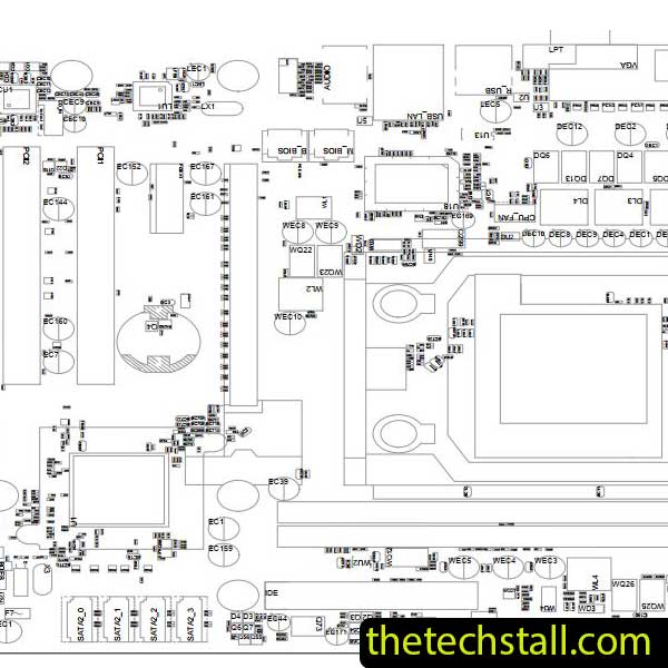 Gigabyte GA-M68MT-D3 BoardView File