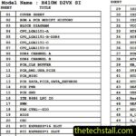 Gigabyte H410M D2VX SI Schematic Diagram