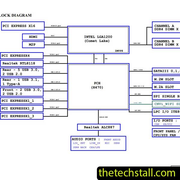 Gigabyte H470 HD3 Schematic Diagram