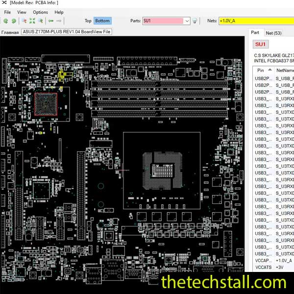 ASUS Z170M-PLUS BoardView File
