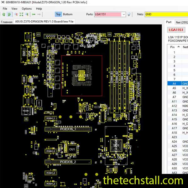 ASUS Z370-DRAGON BoardView File
