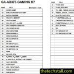 Gigabyte GA-AX370-GAMING K7 Schematic Diagram
