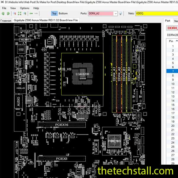 Gigabyte Z590 Aorus Master BoardView File