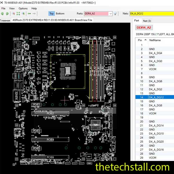 ASRock Z370 EXTREME4 REV1.03 BoardView File